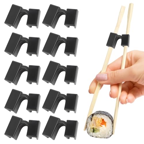 Palhetas de Cozinha Reutilizáveis com Suporte 10 Peças UKOFEW - Hashi - reutilizáveis, 10 peças, fácil de limpar, sem BPA