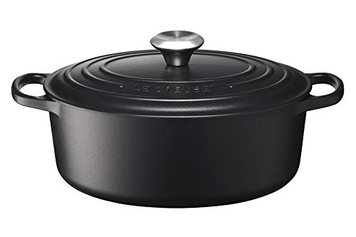 Tacho Oval Cocotte LE CREUSET Preto 27cm Le Creuset - Utensílios de cozinha - 27cm, alumínio fundido, antiaderente, oval