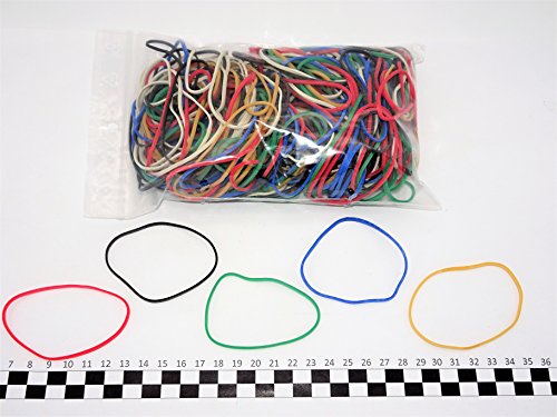 Goma Elástica PROGOM 80 Unidades (Multicor - 2 cm x 1.7 mm) LC NEGOCE - Elásticos - multicor, 2 cm, 17 mm, 80 unidades