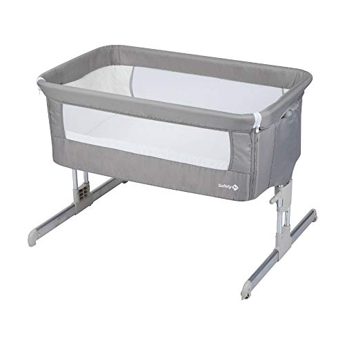 Berço de baloiço Safety 1st Calidoo cinza quente Safety 1st - Berços e moisés - almofada acolchoada, capa removível, reclinável, ajustável
