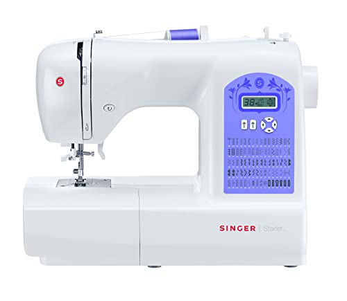 Máquina de Costura Singer Starlet 6680 - Preto, Azul Singer - Máquinas de trabalho de tecidos - costura, preto, azul