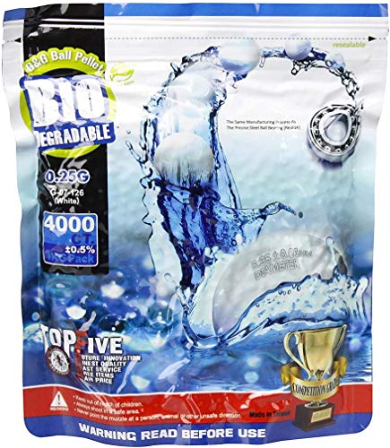 Cartucho de Arma G&G Bio BB 0,25 g - 4000 Unidades G1 - Caça - arma, bb, 0.25g, 4000 unidades