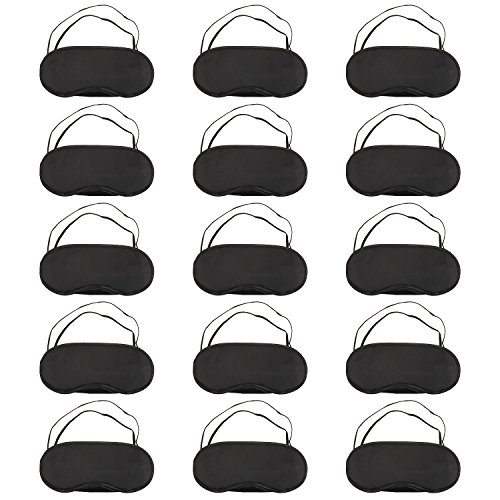 Máscaras para Olhos Sleep Mask 15 Peças Hicarer - Máscaras de Olhos para Dormir - olhos, 15 peças