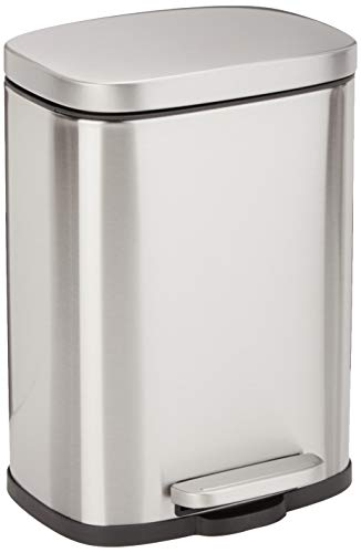 Caixote do Lixo AMZBASICS (Plástico - Preto) AmazonBasics - Lixeiras e cestos de lixo - plástico, preto