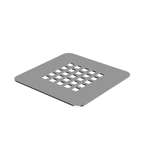 Revestimento de Parede de Banho Ercos 125X125 Mm Aço Inoxidável Ercos SpA - Torneiras - aço inoxidável, 125x125 mm, branco