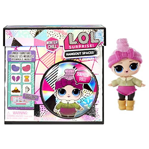 Conjunto de Bonecos L.O.L. Surprise! Winter Chill Hangout Spaces Cozy Babe L.O.L. Surprise! - Conjuntos de brinquedos - bonecos, winter chill, hangout spaces, cozy babe