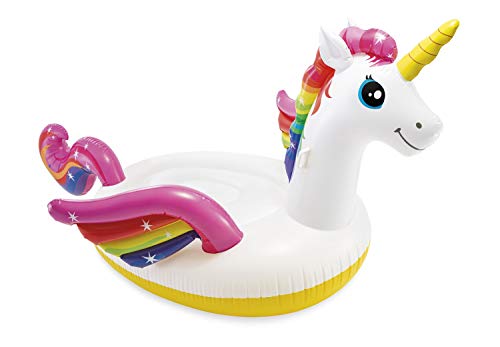 Piscina Insuflável INTEX Mega Unicorn (251 x 163 x 145cm) INTEX - Colchões e espreguiçadeiras de piscina - 251 x 163 x 145cm, 2 pessoas, PVC brilhante, duas câmaras