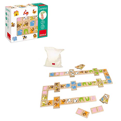 Jogo de Tabuleiro DISFRAZZES Dominó Zoo (Idade Mínima Recomendada: 6 anos) Goula - Jogos - domino, jogo de tabuleiro, 6 anos, animais do zoo