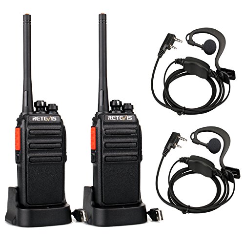 Walkie-Talkies Retevis RT24 PMR446 16 canais com voz e sinal de alarme Retevis - Rádios bidirecionais - PMR446, 16 canais, voz, sinal de alarme