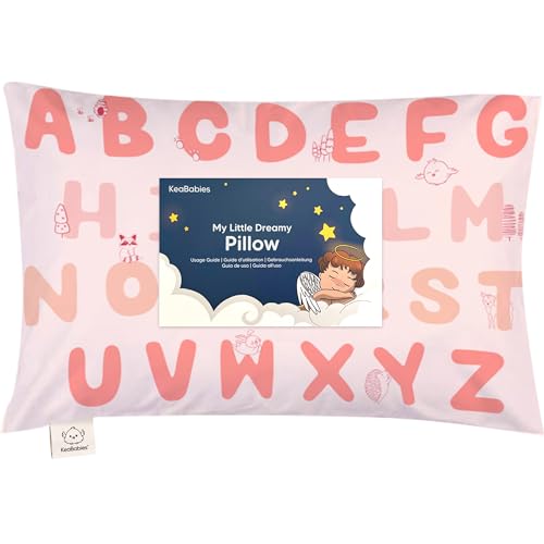 Almofada de Viagem KEAABC 100% Algodão Orgânico Rosa KeaBabies - Almofadas - almofada, viagem, algodão orgânico, rosa