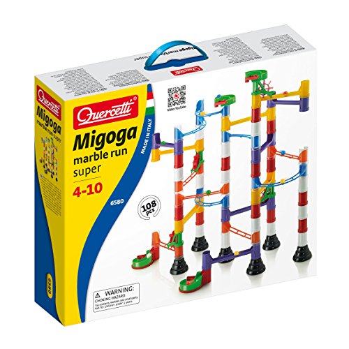 Jogo de Construção QUERCETTI Migosa Marble Run Quercetti - Brinquedos - jogo de construção, marble run, circuito, trilhos, rampas, loops