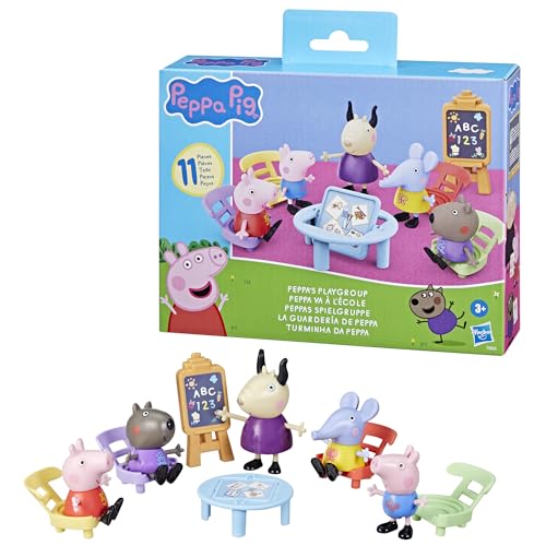 Jogo Educativo PEPPA PIG La Guarderia De Peppa (Idade Mínima Recomendada: 4 anos) Peppa Pig - Conjuntos de brinquedos - educativo, 5 figuras, acessórios, cenários