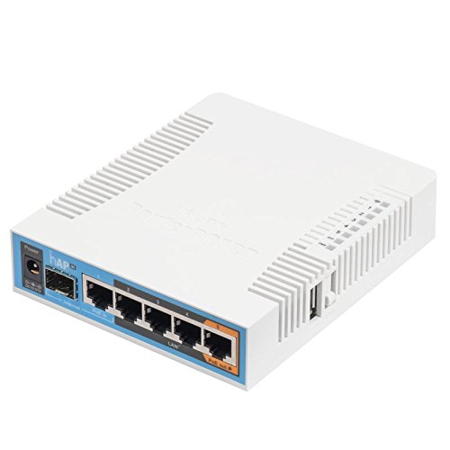 Access Point MIKROTKIK hAP ac 500 (AC1200 - 300 + 867 Mbps) MikroTik - Pontos de acesso sem fio - ac1200, 300 + 867 mbps