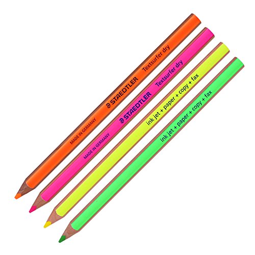 Marcador STAEDTLER Textsurfer Dry 128 (Multicor - Ponta de Fita) Staedtler - Lápis de madeira - multicor, ponta de fita, não permanente