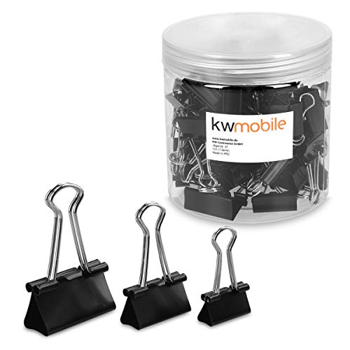Conjunto de 60 Agudas KWMOBILE (Preto) Kw-Commerce - Clipes de papel e grampos - 60 agudas, kwmobile, preto