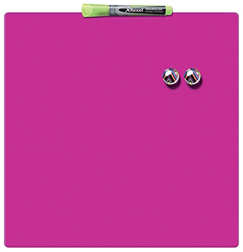 Quadro Magnético REXEL Individual (360 x 360 mm - Magnético: Sim) Rexel - Quadros brancos de apagar a seco - 360x360mm, magnético, rosa