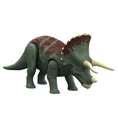 Figuras de Ação MATTEL Jurassic World Triceratops Ruge E Libras (Idade Mínima Recomendada: 4 anos) Mattel - Brinquedos - triceratops, jurassic world, 4 anos