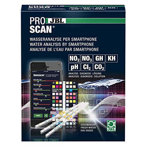Kit para Teste de Água para Aquários JBL PROSCAN JBL - Suprimentos para peixes - ph, GH, KH, nitrato, nitrito, cloro