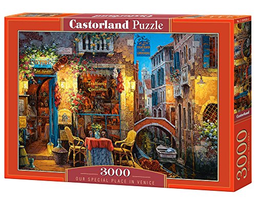 Puzzle Castorland Our special place in Venice 3000 pcs 3000peça(s) Castorland - Quebra-cabeças de encaixar - 3000 pcs, 9 anos, interior, caixa