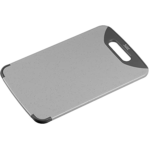 Tábua de Cortar Silit 21.4223.5330 Rectangular Synthetic Grey Silit - Tábuas de corte - cinzento, plástico, rectangular, 32x20cm