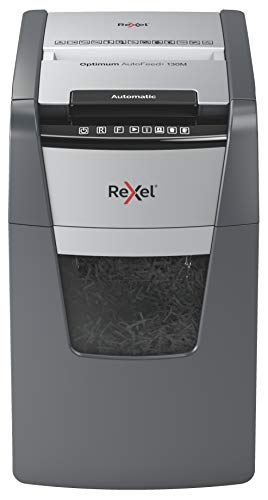 Destruidora Automática REXEL Opti AutoFeed+130 (130 Folhas) Rexel - Destruidoras de papel - 130 folhas, anti-engargalamento, ultra-silencioso, sensor de papelaria