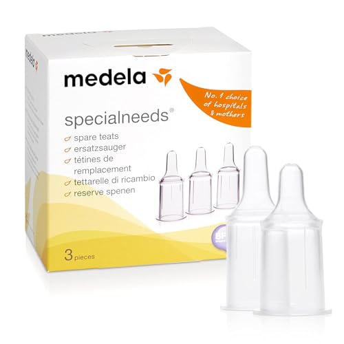 Tetina de Silicone MEDELA 3 Unidades (0-6 meses) MEDELA - Suplementos de alimentação por sonda - tetina, silicone, mechelle, unidades, 0-6 meses
