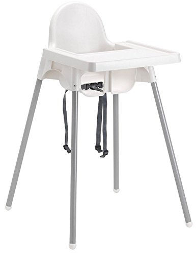 Cadeira de Refeição IKEA 704.201.03 (Branco - Poliuretano e Aço) SF SAVINO FILIPPO - Cadeiras altas e assentos elevatórios - branco, poliuretano, aço