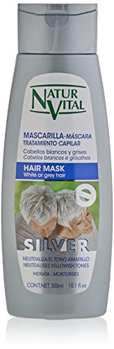 Máscara para o Cabelo NATURALEZA Y VIDA Silver Branca Cabelo Orgray (300 ml) Naturaleza Y Vida - Shampoo & condicionador - cabelo, 300 ml, branco