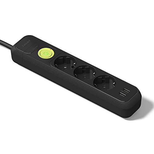 Extensão Elétrica FAMATEL 3 tomadas + 2 USB (1.5 m) Famatel - Filtros de linha e supressores de surtos - 3 tomadas, 2 usb, 1.5 m, pvc