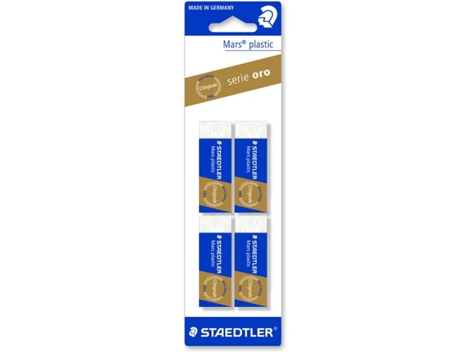 Apagador STAEDTLER 52650BK4DA (Azul - Polipropileno) Staedtler - Borrachas - polipropileno, azul, 4 unidades