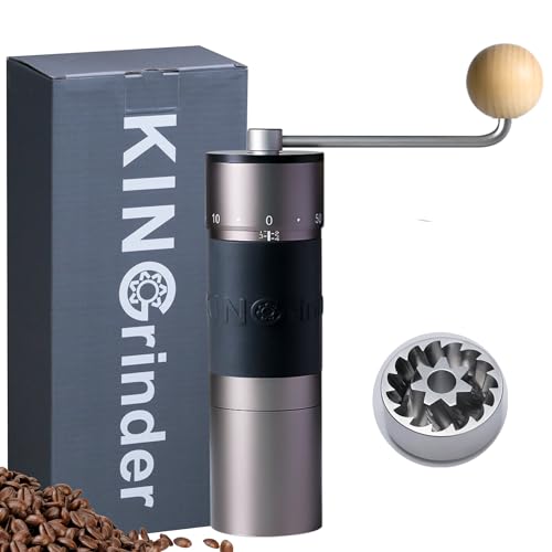 Moinho de Café Manual KING Máquina de Café KINGrinder - Moedores de café - manual, cinzento, ferro, lavável