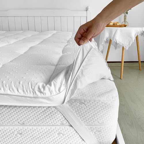 Sobre-Colchão BEDECOR 3D Microfibra (135 x 190 cm) Bedecor - Protetores de colchão - 135x190 cm, microfibra, lavável, secador