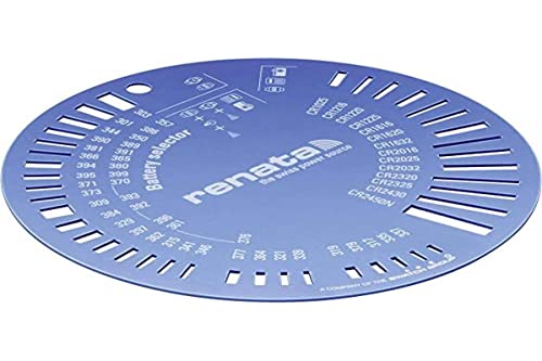 Plantilha para Bateria de Botão RENATA ZW9801 Selektor - Baterias de uso geral - plantilha, bateria, renata, zw9801, plástico, preto