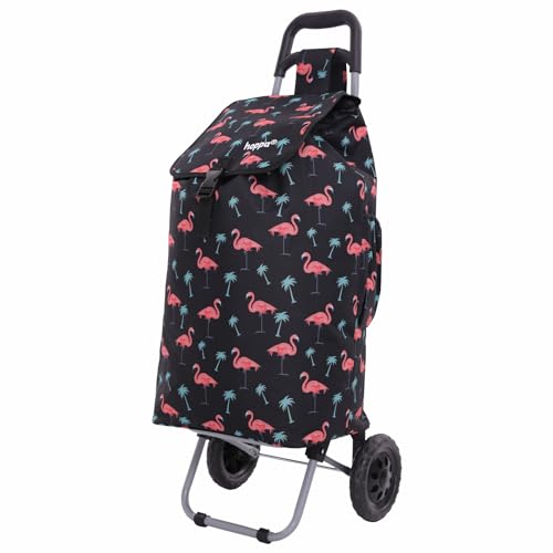Carrinho de compras de dois rodas 47l (Preto) Hoppa - Macacos e empilhadores - 4,7l, 60kg, correia ajustável, pega ergonómica