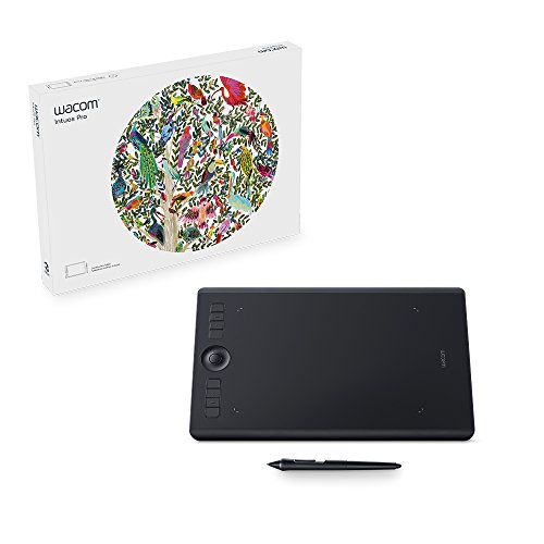 Mesa Digitalizadora WACOM INTUOS PRO (USB e Bluetooth - Windows e Mac OS - 216 x 135 mm) Wacom - Tabletes gráficos - usb, bluetooth, windows, mac os