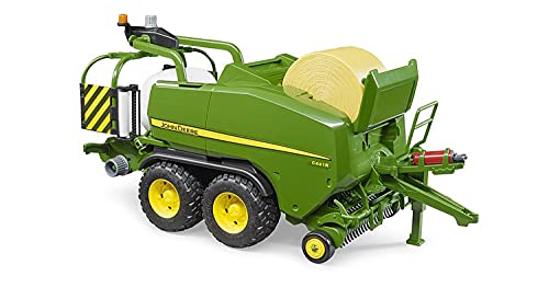 Miniatura BRUDER Enfardadeira de Rolos John Deere Bruder - Veículos de brincar - miniatura, enfardadeira, rolos, John Deere