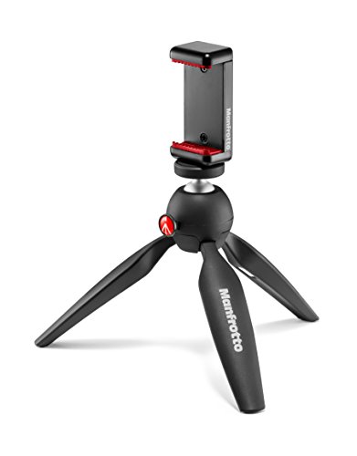 Mini Tripé MANFROTTO Pixi Cámara de Vídeo Manfrotto - Suportes para telemóveis - mini tripé, cabeça de bola, abraçadeira universal, smartphones