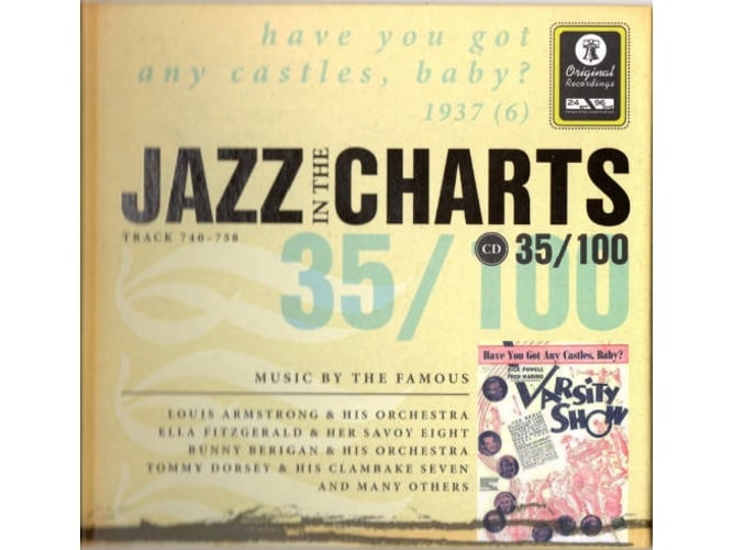 CD 35 - Have You Got Any Castles, Baby? 1937 (1 CDs) Jazz In The Charts - Cds de música - castelo, 1937, jazz, blues