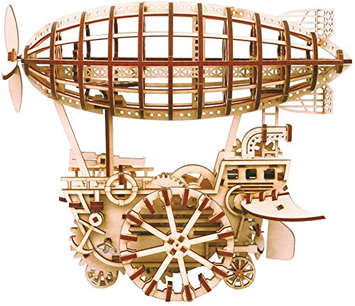 Modelo de Construção ROKR Air Vehicle | Madeira ROKR - Jogos - madeira, mecanismo, engrenagens, instruções