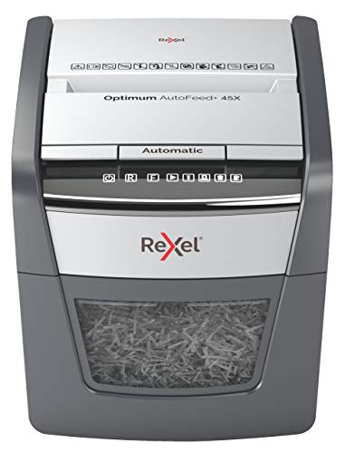 Destruidora REXEL Opt. AutoFeed+45X EU (45 folhas) Rexel - Destruidoras de papel - 20 l, automático, 45 folhas, 1 folha/min