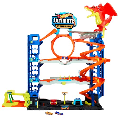 Pista de Carros HOT WHEELS Let's Race Netflix Ultimate Garage Hot Wheels - Conjuntos de brinquedos - 