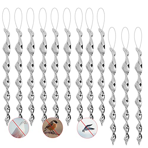 Kit de 12 Refletores para Repelir Pássaros TIMEMEET - Repelentes - kit, refletores, repelir pássaros, 12 peças