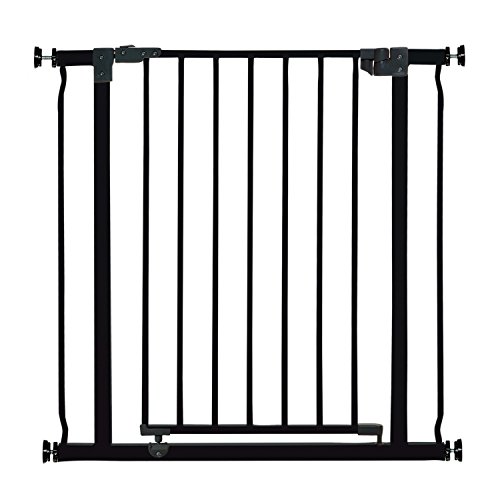 Porta de Segurança DREAMBABY Liberty Black Dreambaby - Portões para bebês e animais de estimação - porta, segurança, metal, 3 pontos, fecho automático, bloqueio lateral