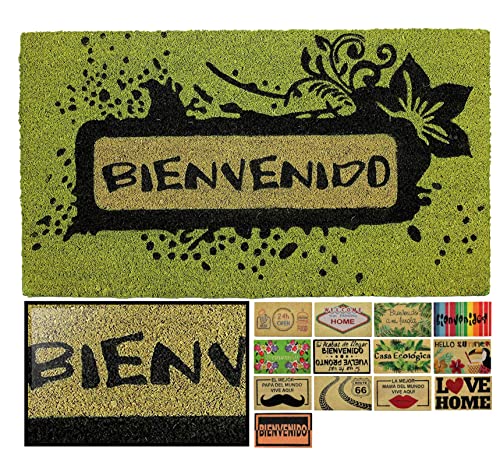 Tapete Decorativo LUCAHOME Amarelo (40 x 70 cm) LUCA HOME - Tapetes de porta - tapete decorativo, amarelo, 40 x 70 cm, poliéster, lavável à mão