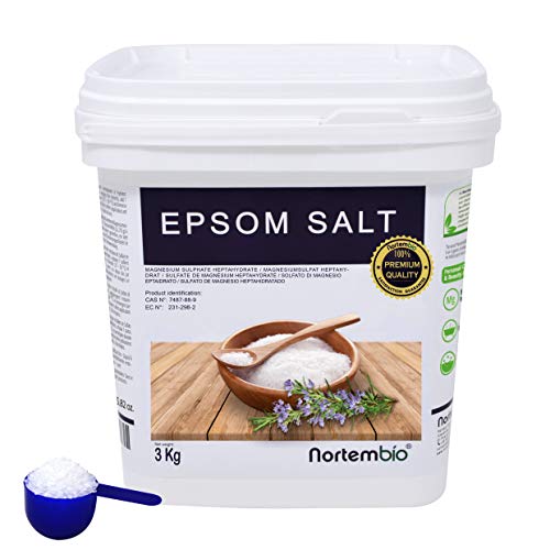 Sal de Epsom 3Kg NORTHEM BIORCHEM Nortembio - Aditivos de banho - sal epsom, 3kg, biorquímica