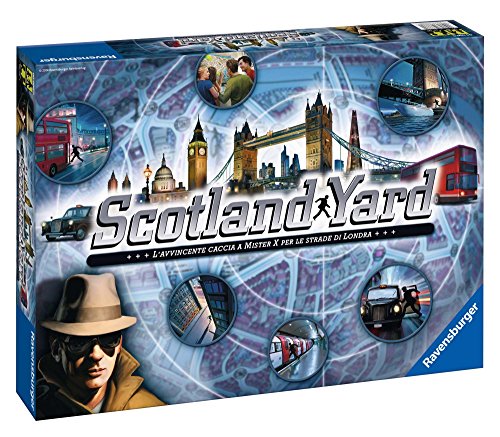 Jogo de Tabuleiro RAVENSBURGER Scotland Yard (Idade Mínima Recomendada: 8 anos) Ravensburger - Jogos de tabuleiro - jogo de tabuleiro, scotland yard, 8 anos