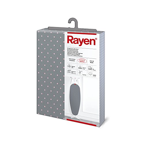 Capa para Tábua de Engomar RAYEN Easyclip Universal (Algodão - Cinzento) Rayen - Almofadas e capas para tábuas de passar a ferro - capa, tábua, engomar, rayen, easyclip, universal, algodão, cinzento