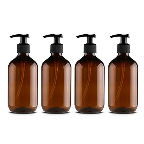 Dispensador de Sabonete BOTTLE DISPENSER 4 Kitchnexus - Dosadores de sabão e loção - pet, 500ml, verde, castanho