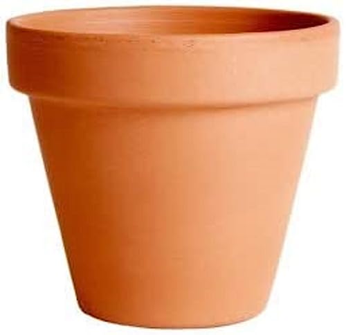 Vaso de Terraço em Cerâmica com Fina Cozinha de 43 Cm de Diâmetro Ceramica de Argoncilhe - Vasos e canteiros - cerâmica, castanho, retangular, 43 cm