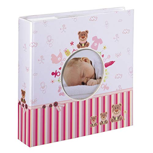 Álbum de Fotografias HAMA Moni (Rosa - 20.5x25 cm) Hama - Álbuns de fotos - papel cristal, capa rosa, 20.5x25 cm, recorte personalizável